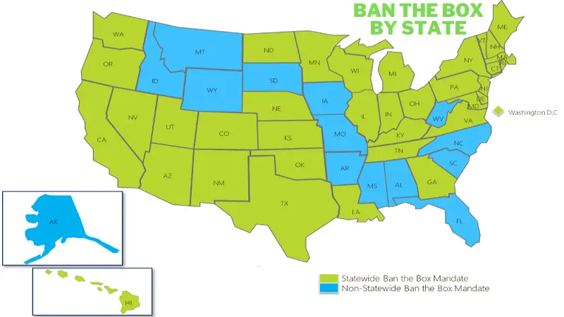 Ban The Box Laws By State